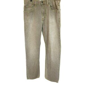 Levi's Men's Honey Brown Relaxed Fit 505 Denim Jeans Size 34 x 34 Zipper Closure